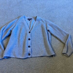 Studio 19 neutral beige Ribbed Cardigan